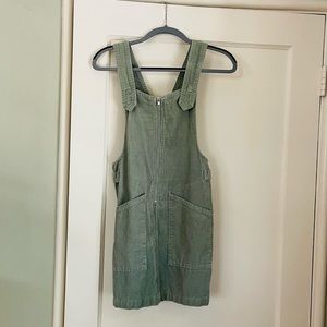 Corduroy overall dress